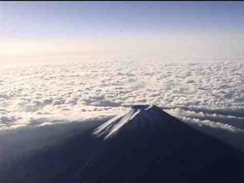 Sobrevoando o Monte Fuji