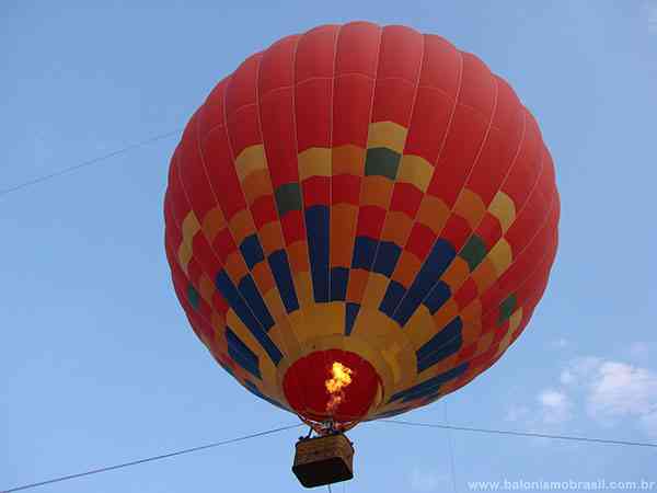 voo de balão projeto escolas